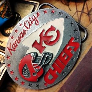 Kansas City Chiefs Belt Buckle